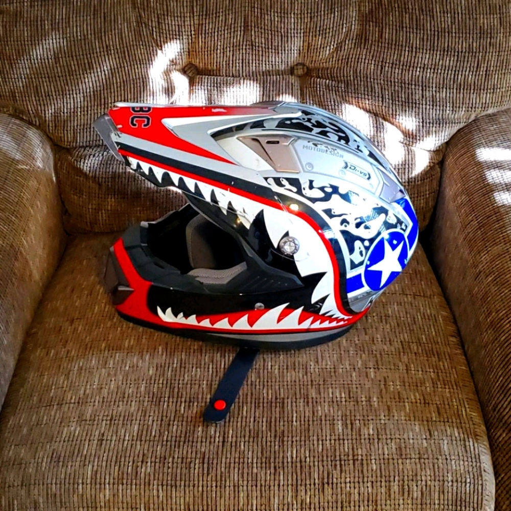 KBC red, black, and white. Gently used motocross f